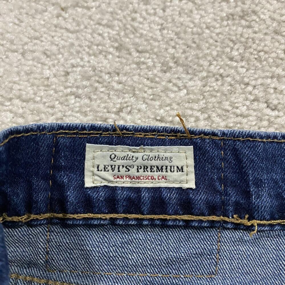 Levis Premium 541 Jeans Mens 36x36* Blue Athletic Tapered Denim Stretch Med Wash - Picture 4 of 11